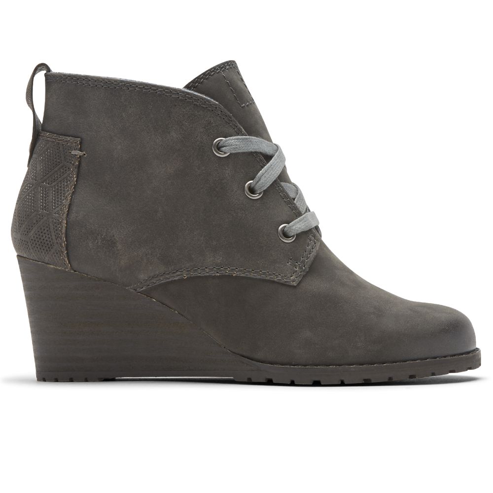 Chukka Boots Mulher Rockport Cobb Hill Lucinda Pretas,Portugal UILVE-1539